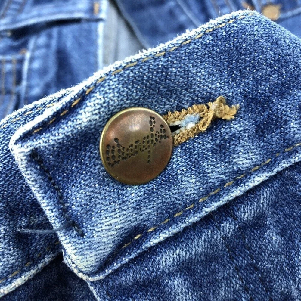 Wrangler 13MWZ Men's‎ Straight Leg Denim Blue Jeans Size 38x30 Cowboy Rodeo Cut